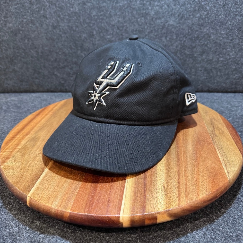 New Era 9FIFTY San Antonio Spurs Snapback Hat Black NBA Basketball Cap Mens OSFM